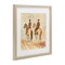 Stupell Industries Western Watercolor Cowboys Left Framed Print Under Glass, design by Petal Prints Design